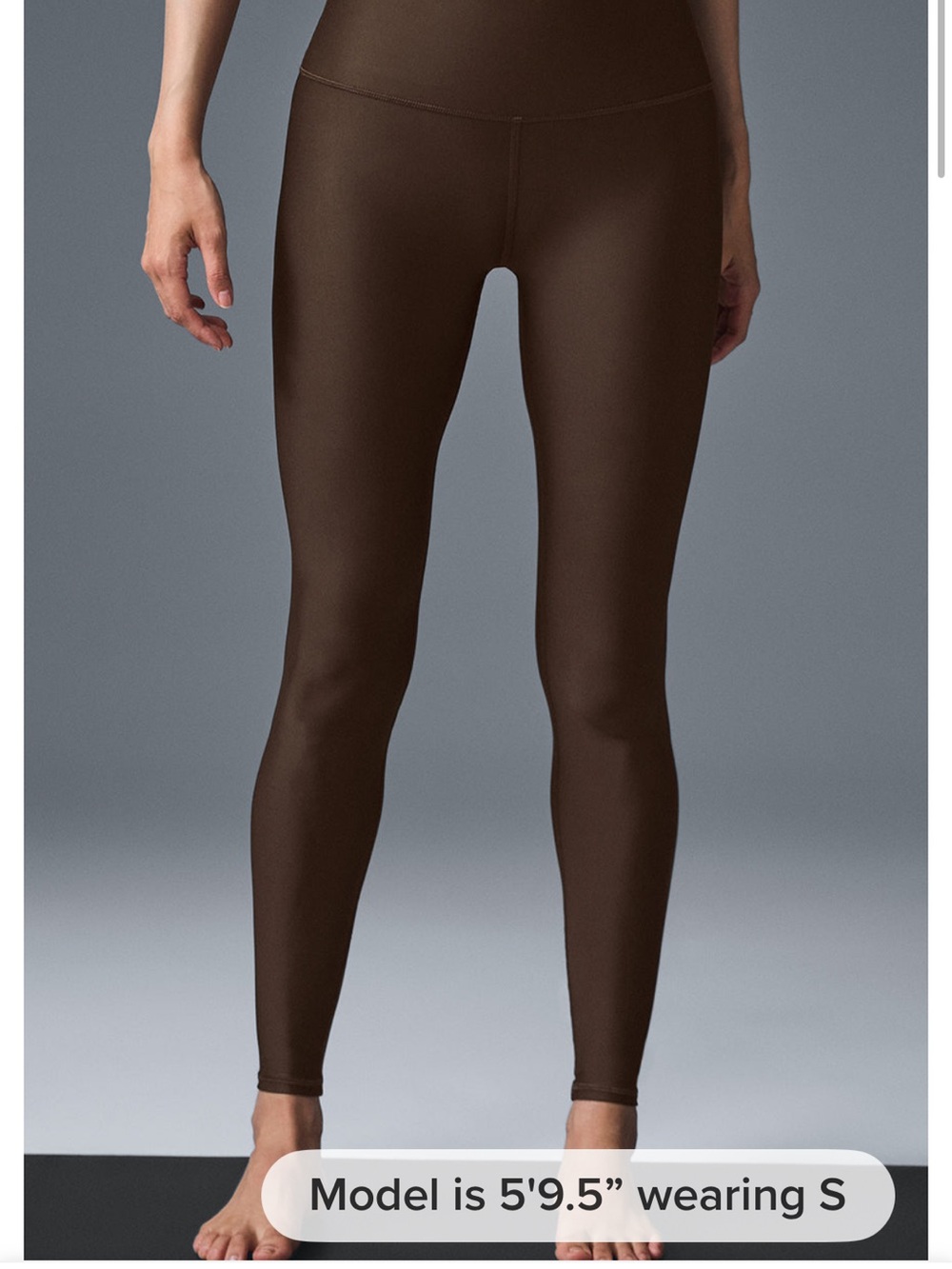 ALO Yoga High-Rise Leggings in Espresso